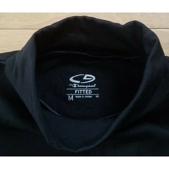 Champion Black Pullover Long Sleeve Workout Top Size M - Picture 3 of 3